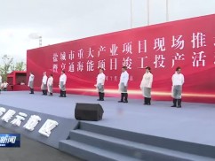 全市重大产业项目现场推进活动举行