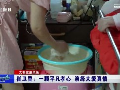 崔卫香：一颗平凡孝心 演绎大爱真情