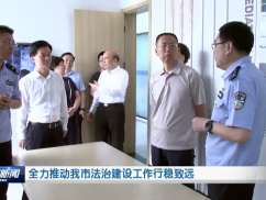 全力推动我市法治建设工作行稳致远