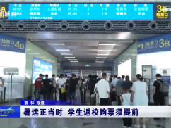 暑运正当时 学生返校购票须提前