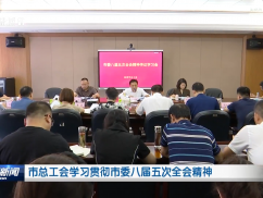 市总工会学习贯彻市委八届五次全会精神