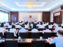市九届人大三次会议各代表团召集人会议召开