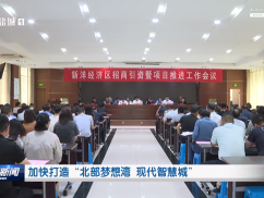 加快打造“北部梦想湾 现代智慧城”