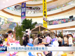1-7月全市升级类商品增长有力