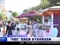 “中国红”氛围拉满 亲子游迎客流高峰